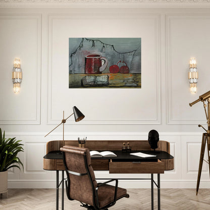 CURTAIN - Philip Guston Brushed Aluminum Print - 70x100 cm / 28x40 inches | Philip Guston Aluminum Print | Philip Guston Prints