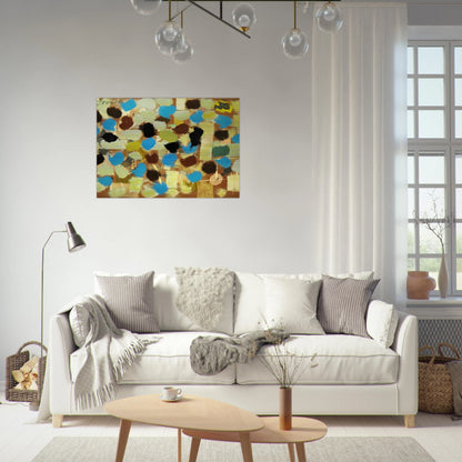 Number 7 - 1953 - Bradley Walker Tomlin Brushed Aluminum Print - 70x100 cm / 28x40 inches | Bradley Walker Tomlin Aluminum Print | Bradley Walker Tomlin Prints