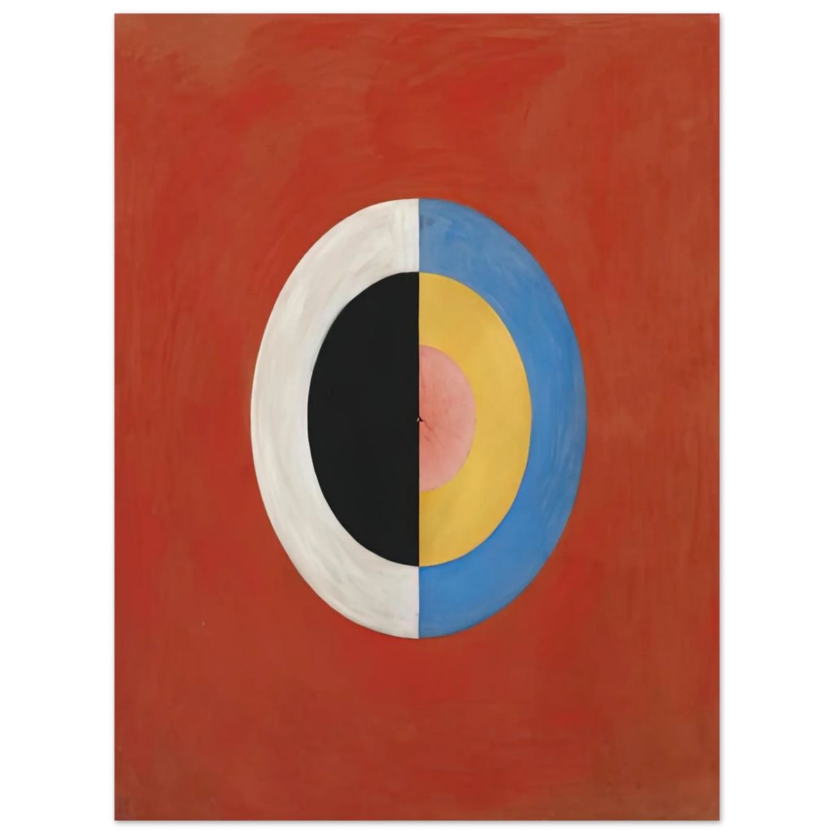 Hilma af Klint - THE SWAN NO 17 1915 0 Wall art - 13x18 cm / 5x7 Inches - Fine Art Poster - -