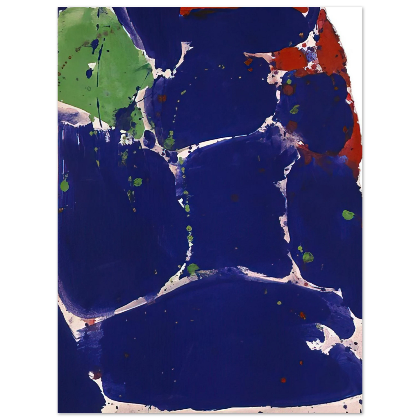 Sam Francis - Untitled  SF55-003   75x100 cm / 30x40inches Fine Art Poster