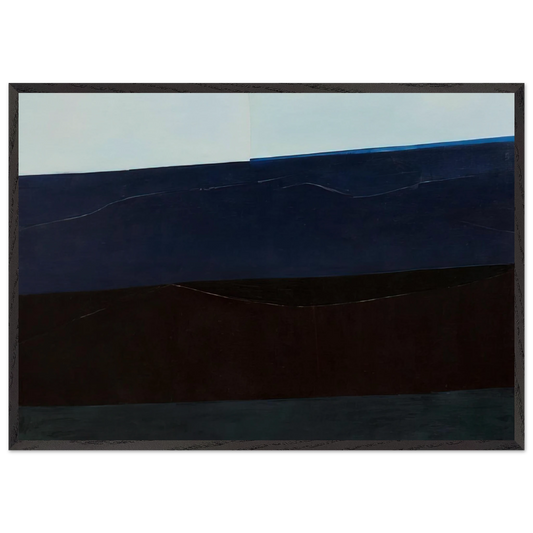 Washington DC January 1964 Number 4 - 1964 N1 - Edward Corbett 70x100 cm / 28x40 inches Framed Art Print – Black Wooden Frame