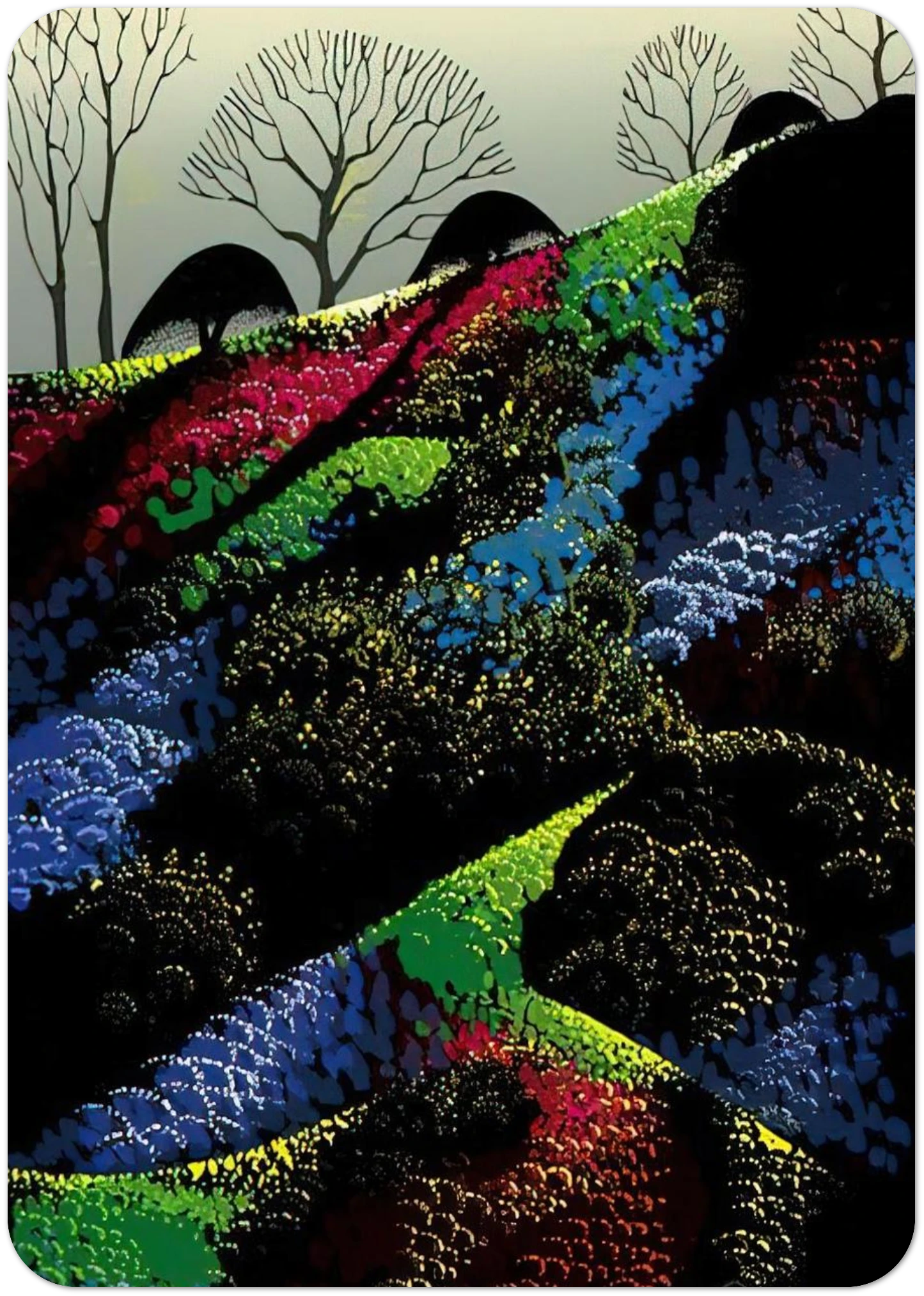 Little Jewels By Eyvind Earle Pack of 10 Post Cards | Eyvind Earle Post Cards | A6 (10.5 x 14.8 cm) - 4.1 x 5.8 inches