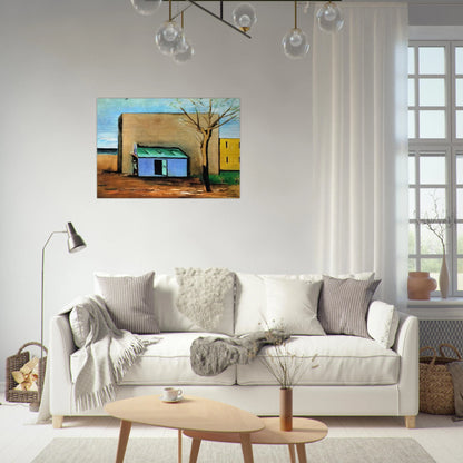 IL BERSAGLIO 1928 - Carlo Carra Brushed Aluminum Print - 70x100 cm / 28x40 inches | Carlo Carra Aluminum Print | Carlo Carra Prints