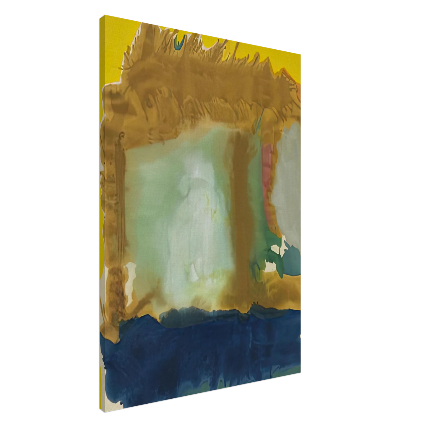 Helen Frankenthaler - Milkwood Arcade, 1963- Wall Art - 60x80 cm / 24x32 inches - Premium Wooden Framed Poster With Fine Art Paper-canvas - White frame