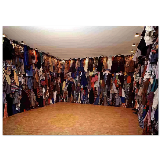 RESERVE 1990 - Christian Boltanski Brushed Aluminum Print - 70x100 cm / 28x40 inches | Christian Boltanski Aluminum Print | Christian Boltanski Prints