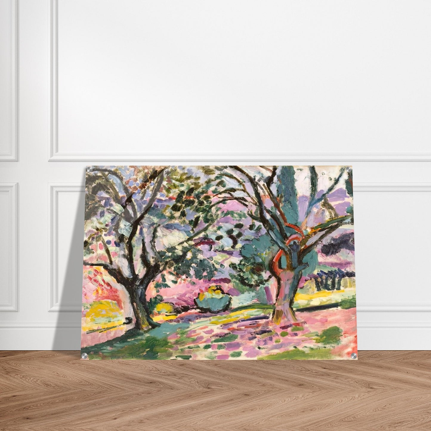 OLIVE TREES AT COLLIOURE 1906 - Henri Matisse Acrylic Print - 70x100 cm / 28x40″ inches | Henri Matisse Wall Art | Henri Matisse Prints