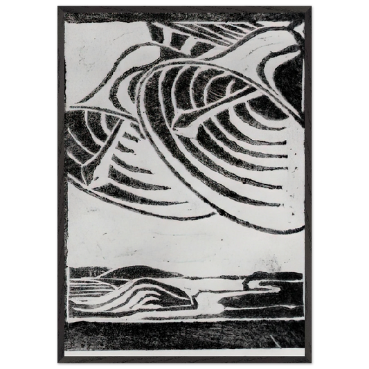 ESCHER 3 - MC Escher 70x100 cm / 28x40 inches Framed Art Print – Black Wooden Frame | Maurits Cornelis Escher Prints