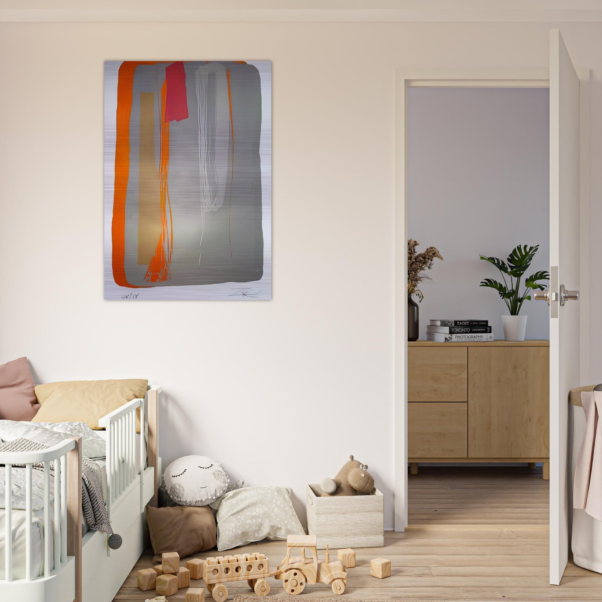 Untitled 6 - 1980 - Larry Zox Brushed Aluminum Print - 70x100 cm / 28x40 inches | Larry Zox Aluminum Print | Larry Zox Prints