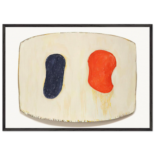 La Piva - 2012 - Ron Gorchov 70x100 cm / 28x40 inches Framed Art Print – Black Wooden Frame