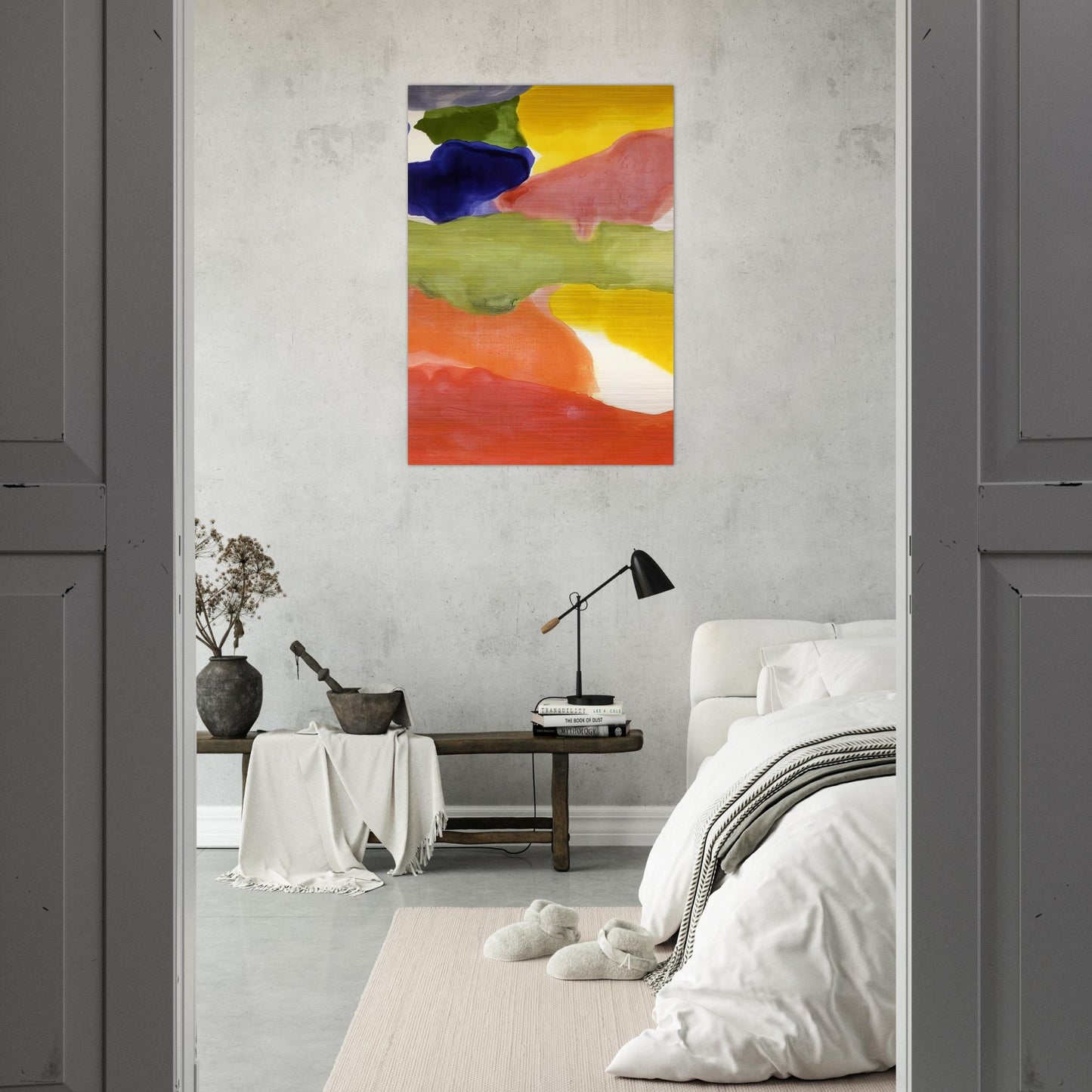 Tutti-Fruitti - 1966 - Helen Frankenthaler Brushed Aluminum Print - 70x100 cm / 28x40 inches | Helen Frankenthaler Aluminum Print | Helen Frankenthaler Prints