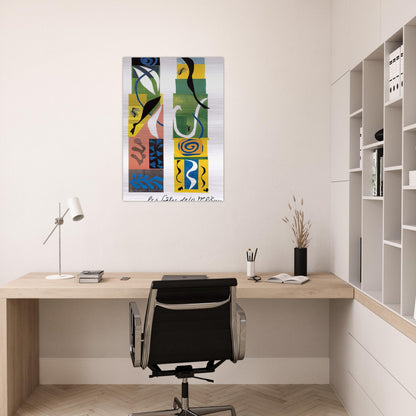 THE BEASTS OF THE SEA 1950 - Henri Matisse Brushed Aluminum Print - 70x100 cm / 28x40 inches | Henri Matisse Aluminum Print | Henri Matisse Prints