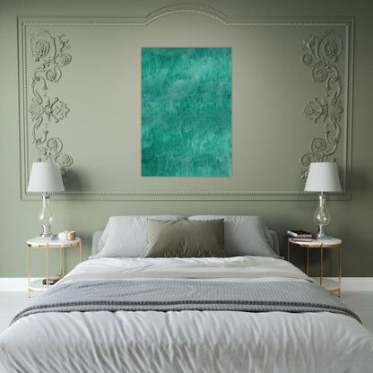 Viridian - Marcia Hafif Brushed Aluminum Print - 70x100 cm / 28x40 inches | Marcia Hafif Aluminum Print | Marcia Hafif Prints