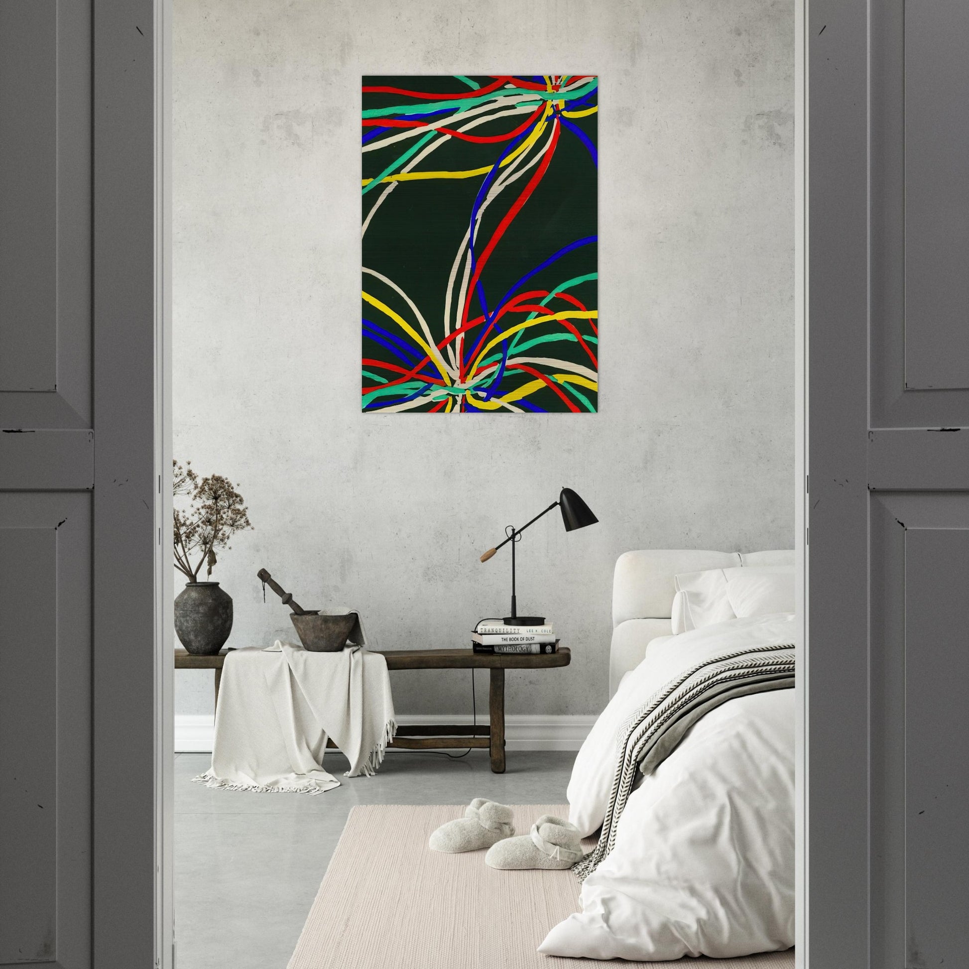 COMPOSITIONS COULEURS IDEES - Sonia Delaunay Brushed Aluminum Print - 70x100 cm / 28x40 inches | Sonia Delaunay Aluminum Print | Sonia Delaunay Prints