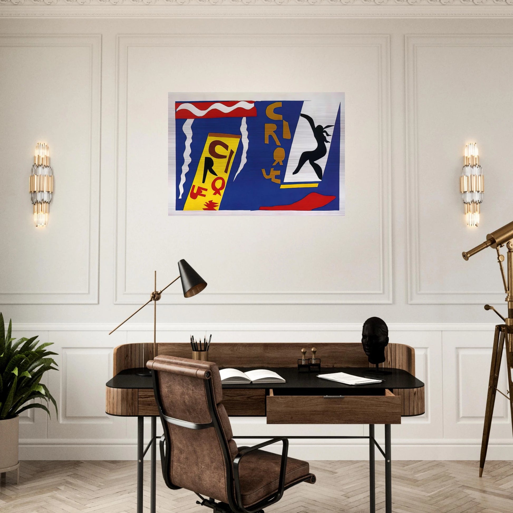 THE CIRCUS 1947 - Henri Matisse Brushed Aluminum Print - 70x100 cm / 28x40 inches | Henri Matisse Aluminum Print | Henri Matisse Prints