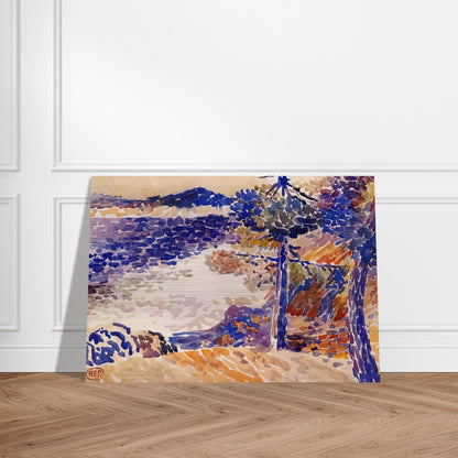Pines by the Sea - Henri-Edmond Cross Brushed Aluminum Print - 70x100 cm / 28x40 inches | Henri-Edmond Cross Aluminum Print | Henri-Edmond Cross Prints