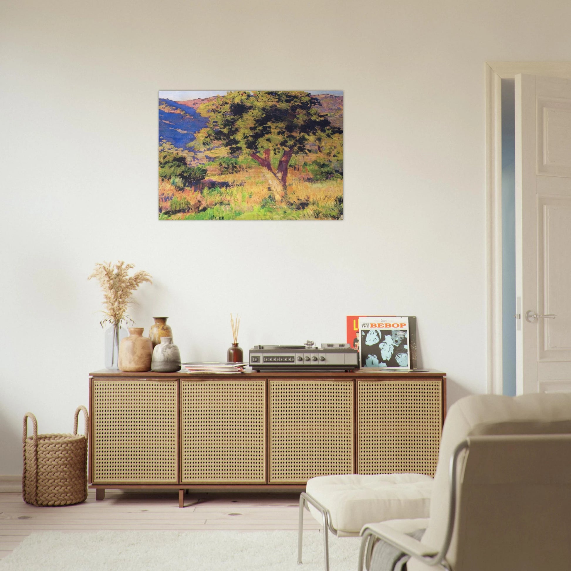 FUNDS OF ST CLAIR 1921 - Theo van Rysselberghe Brushed Aluminum Print - 70x100 cm / 28x40 inches | Theo van Rysselberghe Aluminum Print | Theo van Rysselberghe Prints