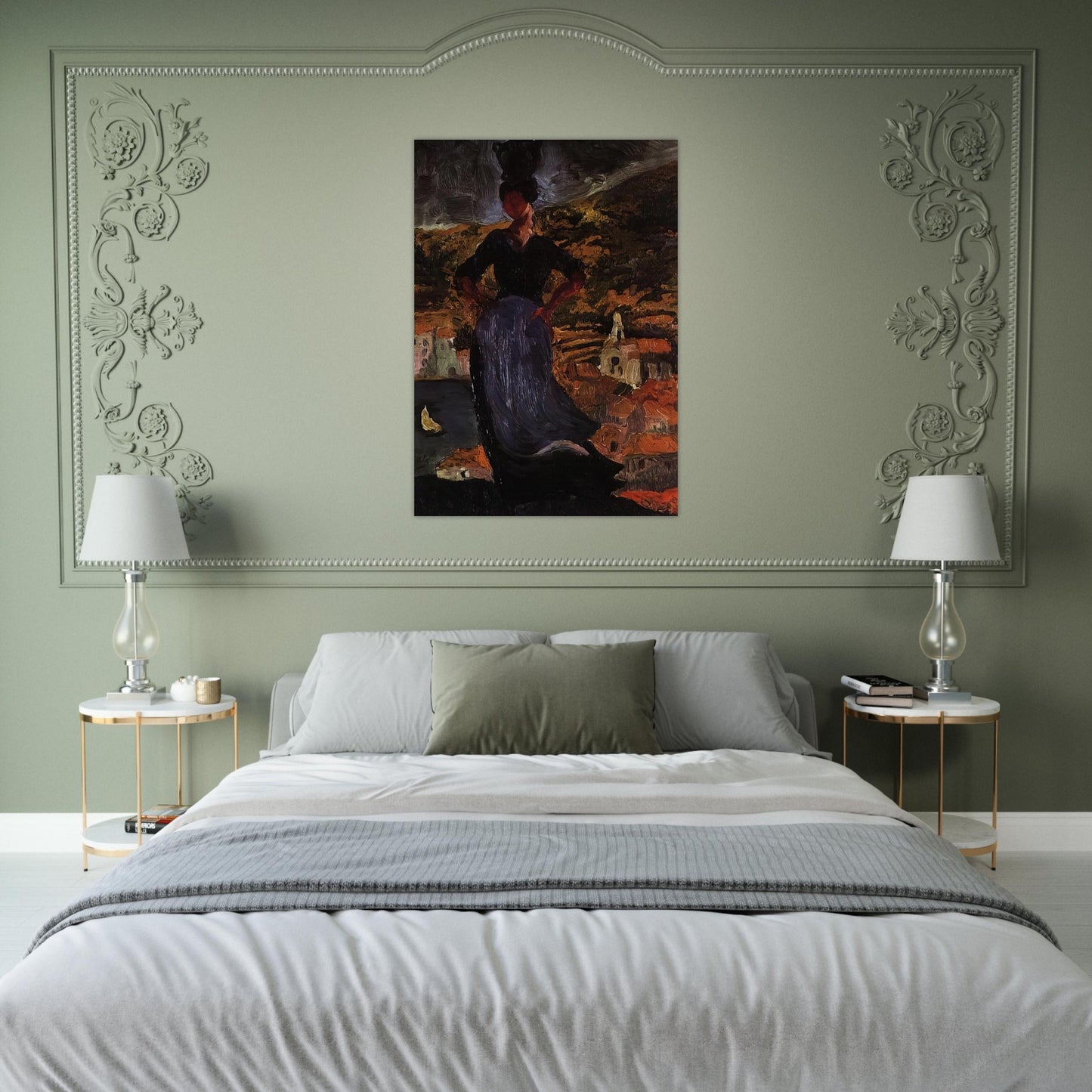 PORTRAIT OF HORTENSIA - Salvador Dali Brushed Aluminum Print - 70x100 cm / 28x40 inches | Salvador Dali Aluminum Print | Salvador Dali Prints