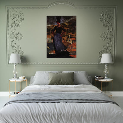 PORTRAIT OF HORTENSIA - Salvador Dali Brushed Aluminum Print - 70x100 cm / 28x40 inches | Salvador Dali Aluminum Print | Salvador Dali Prints