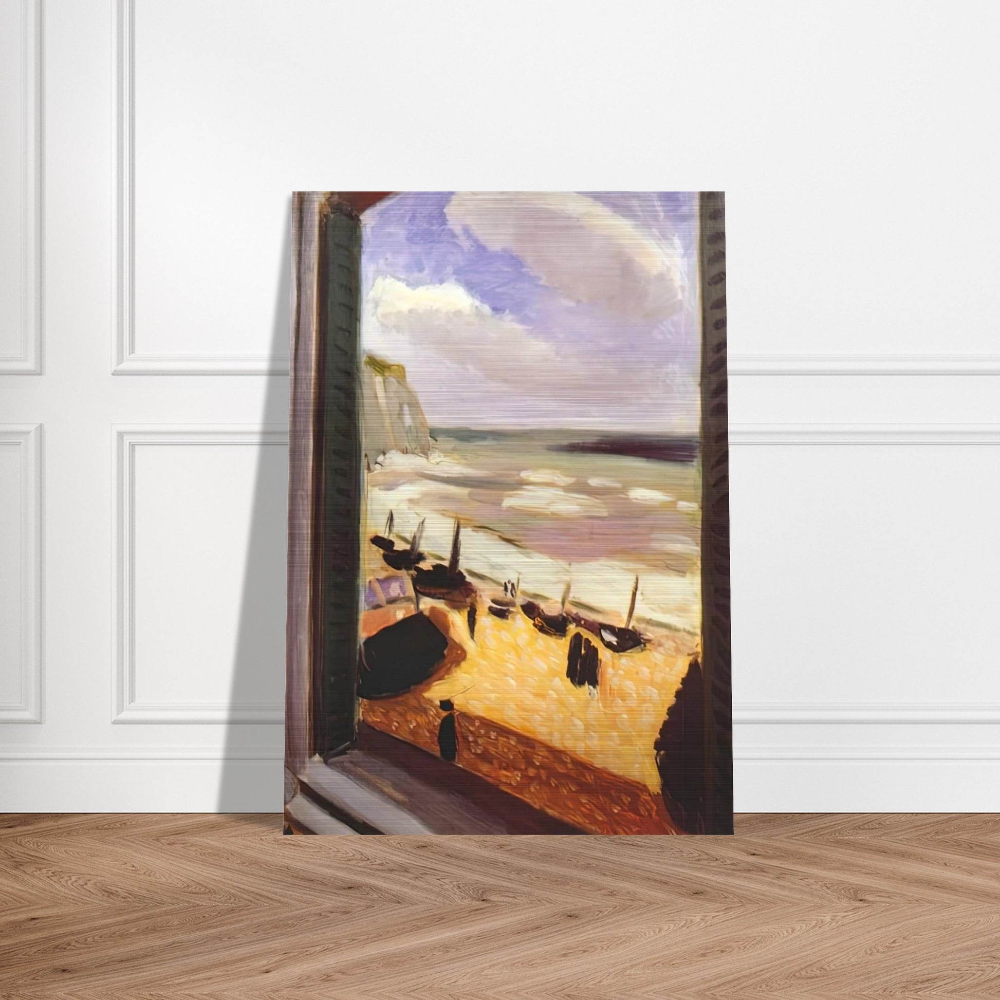 OPEN WINDOW AT ETRETAT 1921 - Henri Matisse Brushed Aluminum Print - 70x100 cm / 28x40 inches | Henri Matisse Aluminum Print | Henri Matisse Prints