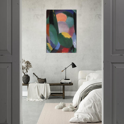 VARIATION GLORREICHER ABEND SOMMERSEGEN II 1917 - Alexej von Jawlensky Brushed Aluminum Print - 70x100 cm / 28x40 inches | Alexej von Jawlensky Aluminum Print | Alexej von Jawlensky Prints