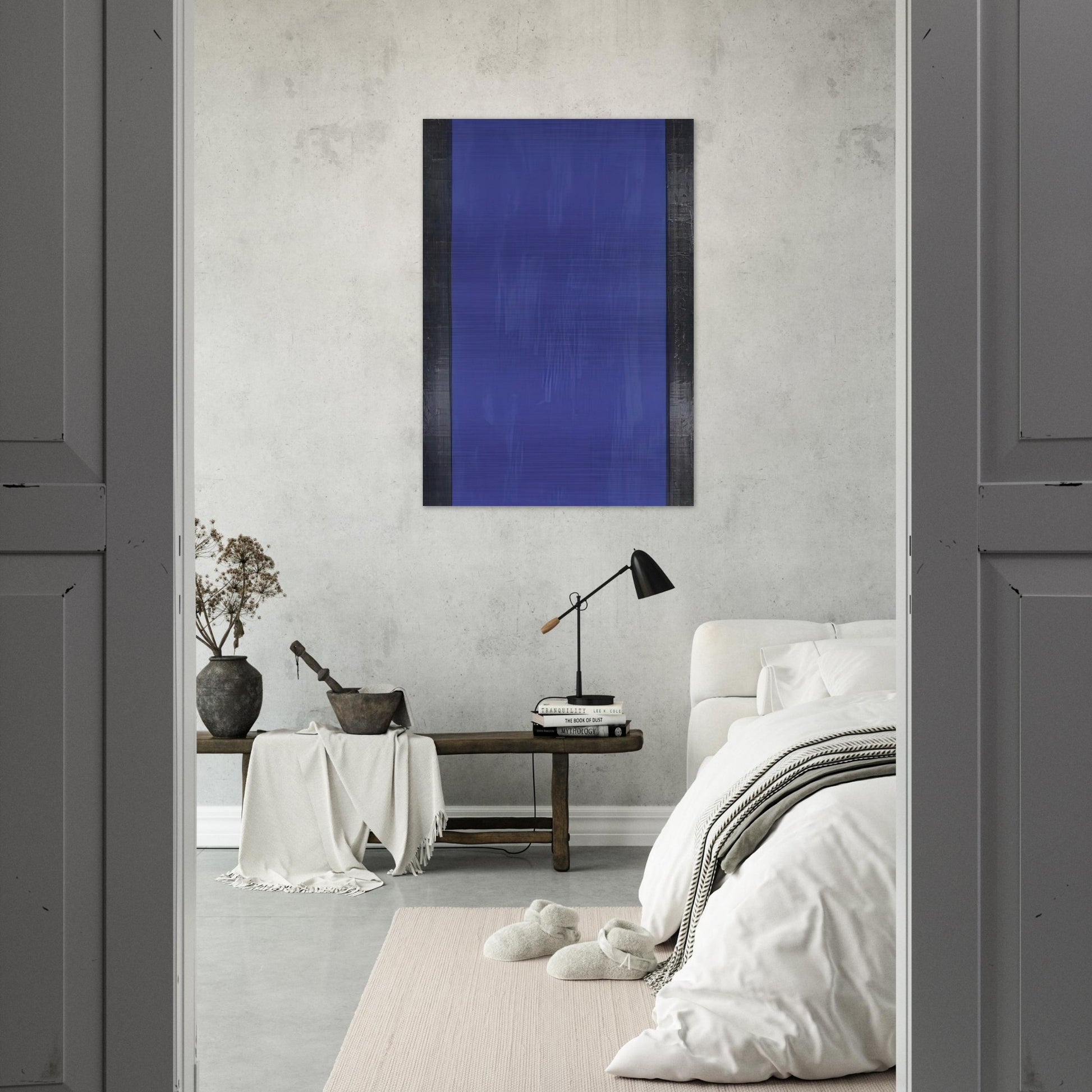 Untitled blue - Color Field Painting - Gunther Forg Brushed Aluminum Print - 70x100 cm / 28x40 inches | Gunther Forg Aluminum Print | Gunther Forg Prints