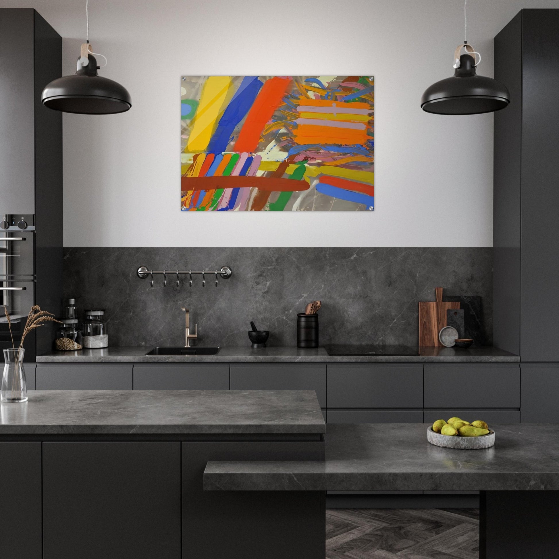 Woolhara - 1986 - Albert Irvin Acrylic Print - 70x100 cm / 28x40″ inches | Albert Irvin Wall Art | Albert Irvin Prints