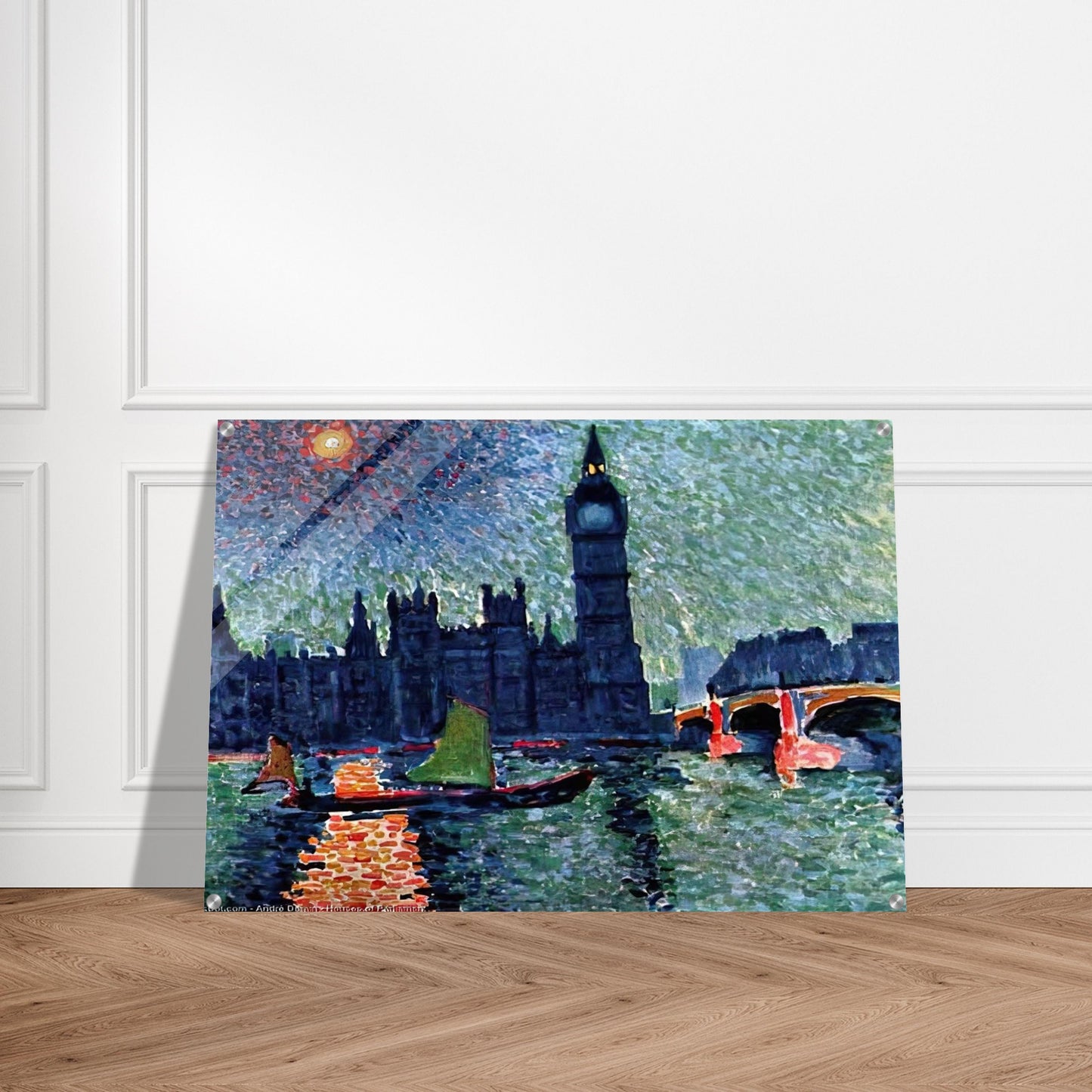THE PALACE OF WESTMINSTER 1907 - Andre Derain Acrylic Print - 70x100 cm / 28x40″ inches