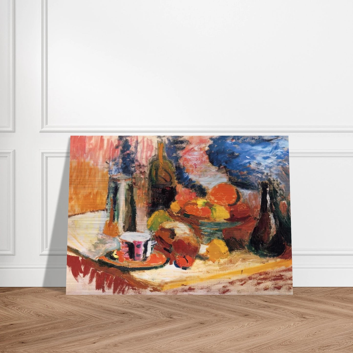 STILL LIFE WITH FRUIT 1896 - Henri Matisse Brushed Aluminum Print - 70x100 cm / 28x40 inches | Henri Matisse Aluminum Print | Henri Matisse Prints