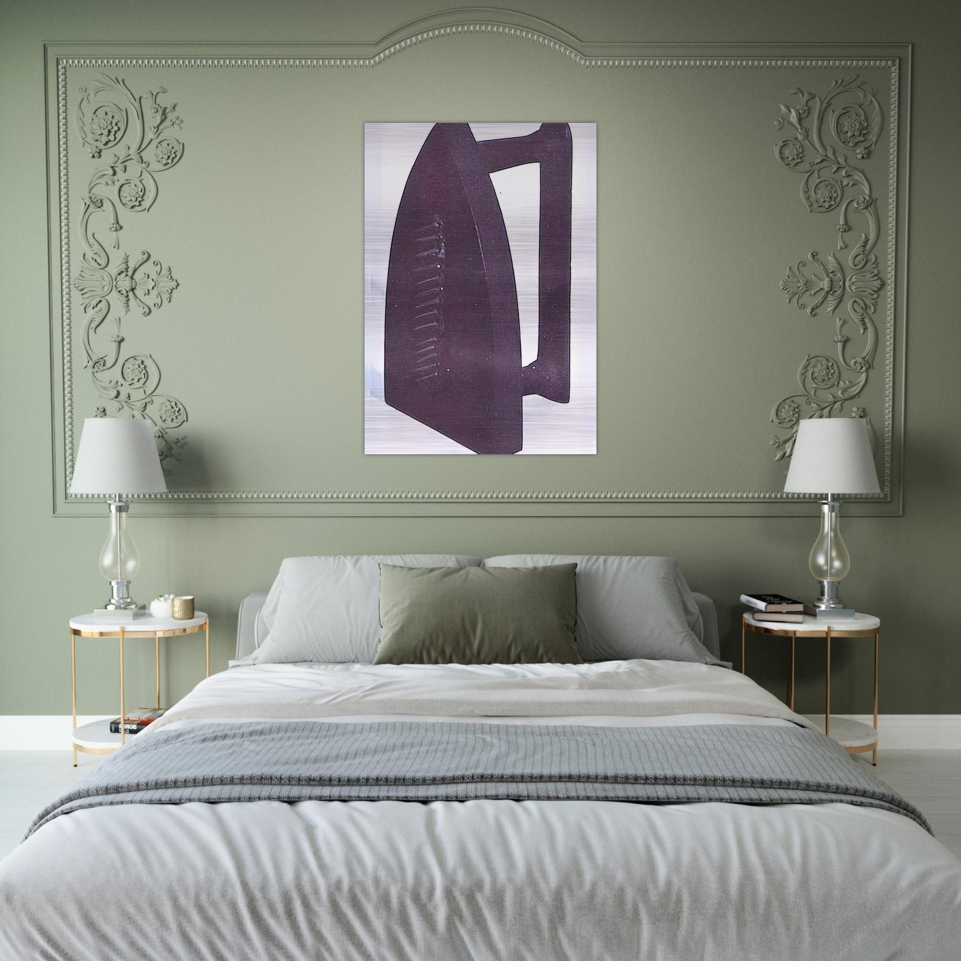 CADEAU GIFT REPLICA OF THE LOST 1921 ORIGINAL - Man Ray Brushed Aluminum Print - 70x100 cm / 28x40 inches | Man Ray Aluminum Print | Man Ray Prints