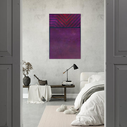 UNTITLED 1986 - Luis Feito Brushed Aluminum Print - 70x100 cm / 28x40 inches | Luis Feito Aluminum Print | Luis Feito Prints