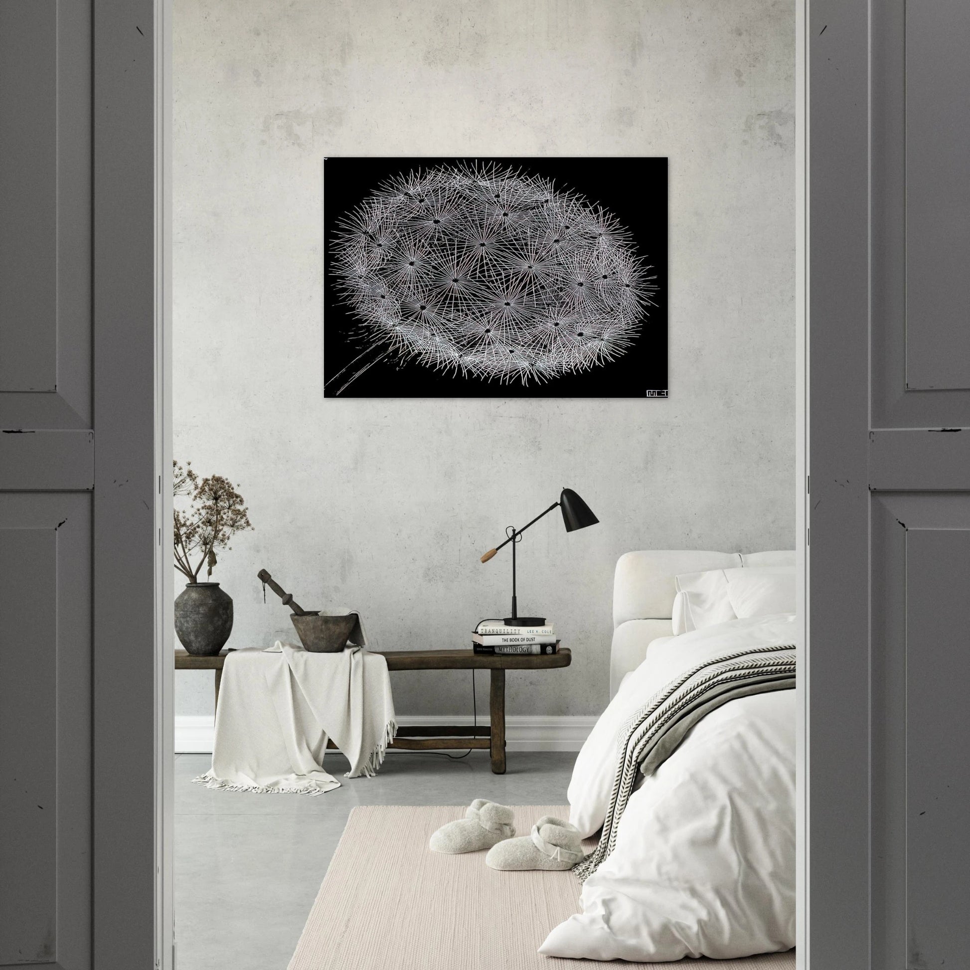 BLOWBALL II - MC Escher Brushed Aluminum Print - 70x100 cm / 28x40 inches | MC Escher Aluminum Print | MC Escher Prints | Maurits Cornelis Escher Prints