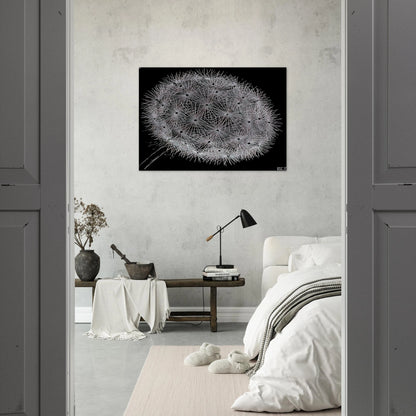 BLOWBALL II - MC Escher Brushed Aluminum Print - 70x100 cm / 28x40 inches | MC Escher Aluminum Print | MC Escher Prints | Maurits Cornelis Escher Prints