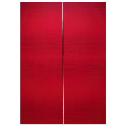 Be I - Barnett Newman Brushed Aluminum Print - 70x100 cm / 28x40 inches | Barnett Newman Aluminum Print | Barnett Newman Prints