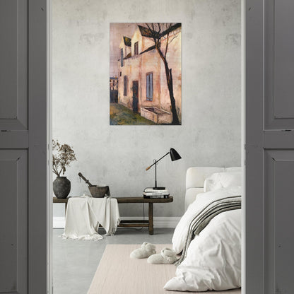 THE DEBRAY FARM - Maurice Utrillo Brushed Aluminum Print - 70x100 cm / 28x40 inches | Maurice Utrillo Aluminum Print | Maurice Utrillo Prints