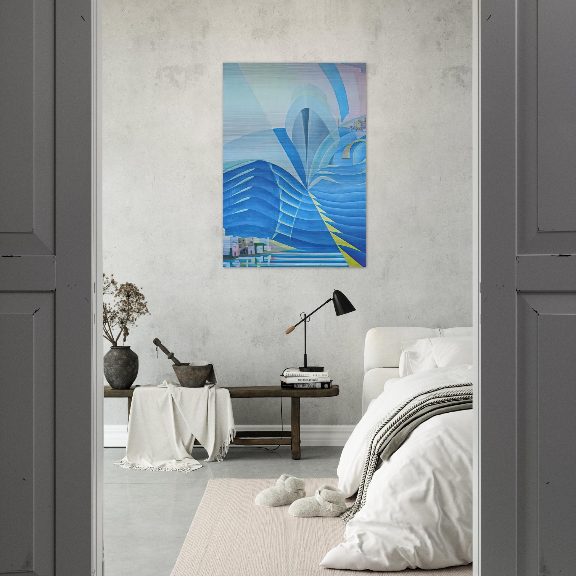 Synthesis of Marine Communications - 1934 - Benedetta Cappa Brushed Aluminum Print - 70x100 cm / 28x40 inches | Benedetta Cappa Aluminum Print | Benedetta Cappa Prints