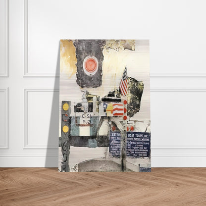 CAPTIVA CODA 2002 - Robert Rauschenberg Brushed Aluminum Print - 70x100 cm / 28x40 inches | Robert Rauschenberg Aluminum Print | Robert Rauschenberg Prints