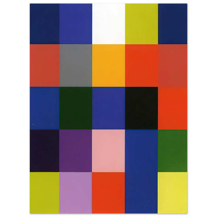 Gerhard Richter - 25 COLOURS 2007  75x100 cm / 30x40inches Fine Art Poster