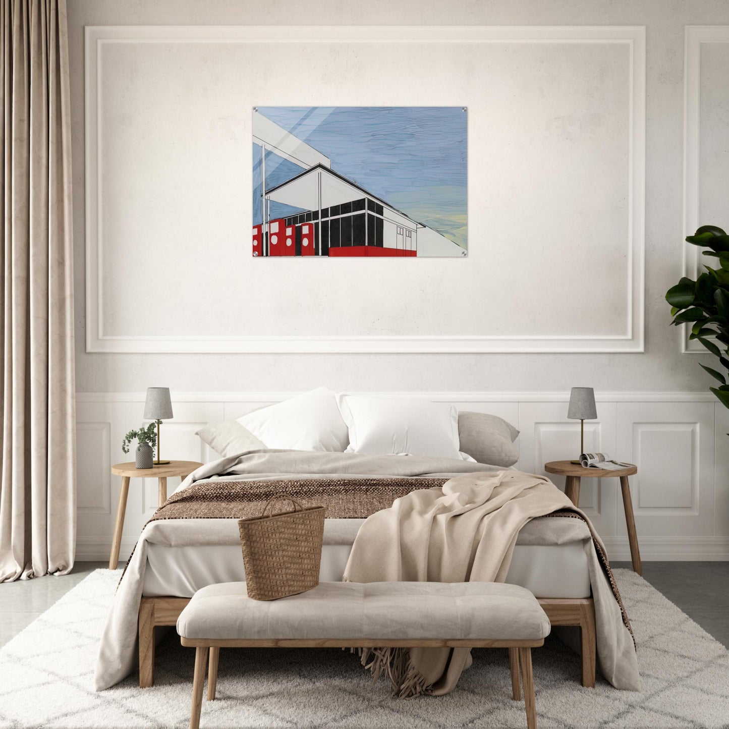 STANDARD STUDY 3 1963 - Edward Ruscha Acrylic Print - 70x100 cm / 28x40″ inches