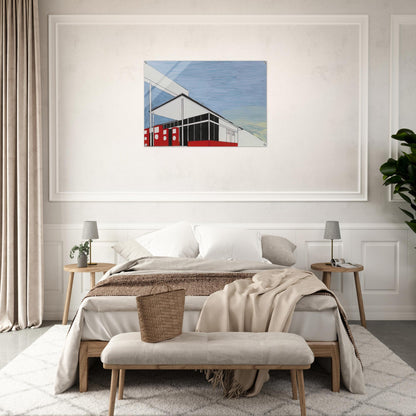 STANDARD STUDY 3 1963 - Edward Ruscha Acrylic Print - 70x100 cm / 28x40″ inches