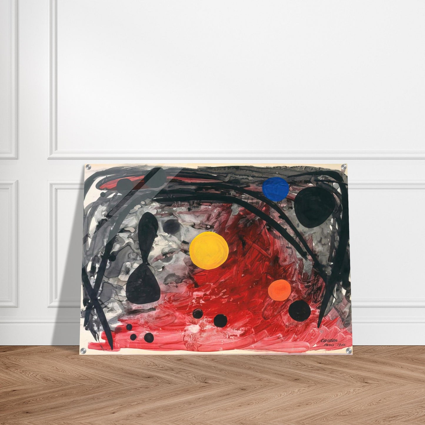 UNTITLED 1946 - Alexander Calder Acrylic Print - 70x100 cm / 28x40″ inches | Alexander Calder Wall Art | Alexander Calder Prints