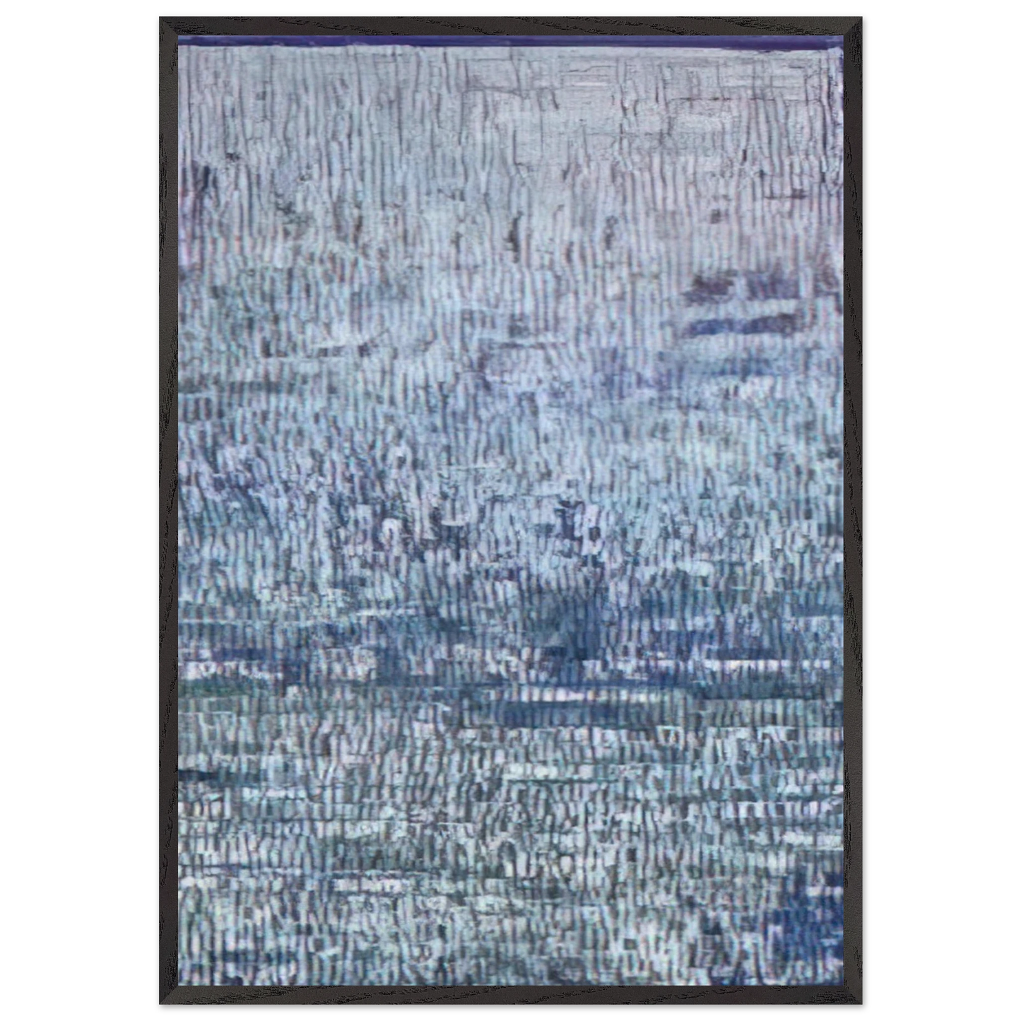 Liberte - Tachisme - Maria Helena Vieira da Silva 70x100 cm / 28x40 inches Framed Art Print – Black Wooden Frame