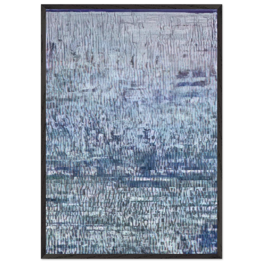 Liberte - Tachisme - Maria Helena Vieira da Silva 70x100 cm / 28x40 inches Framed Art Print – Black Wooden Frame