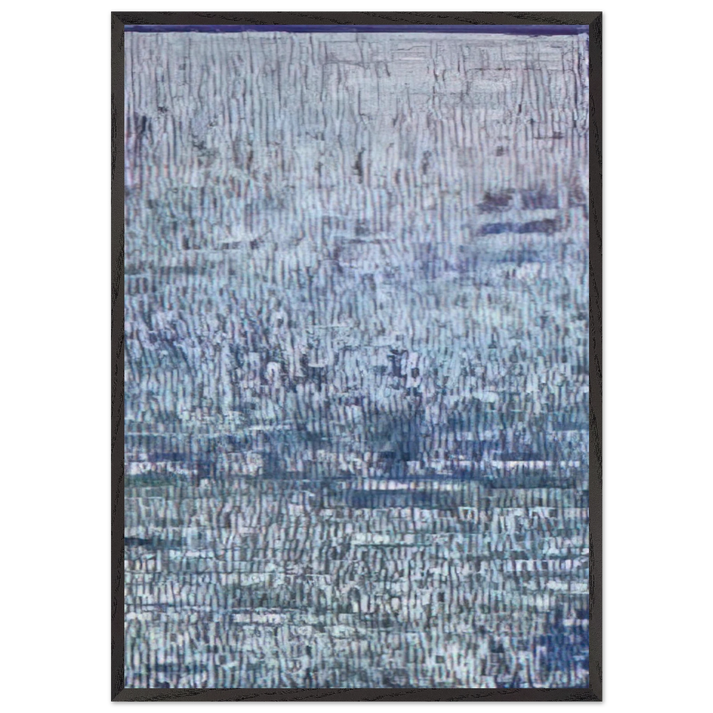 Liberte - Tachisme - Maria Helena Vieira da Silva 70x100 cm / 28x40 inches Framed Art Print – Black Wooden Frame
