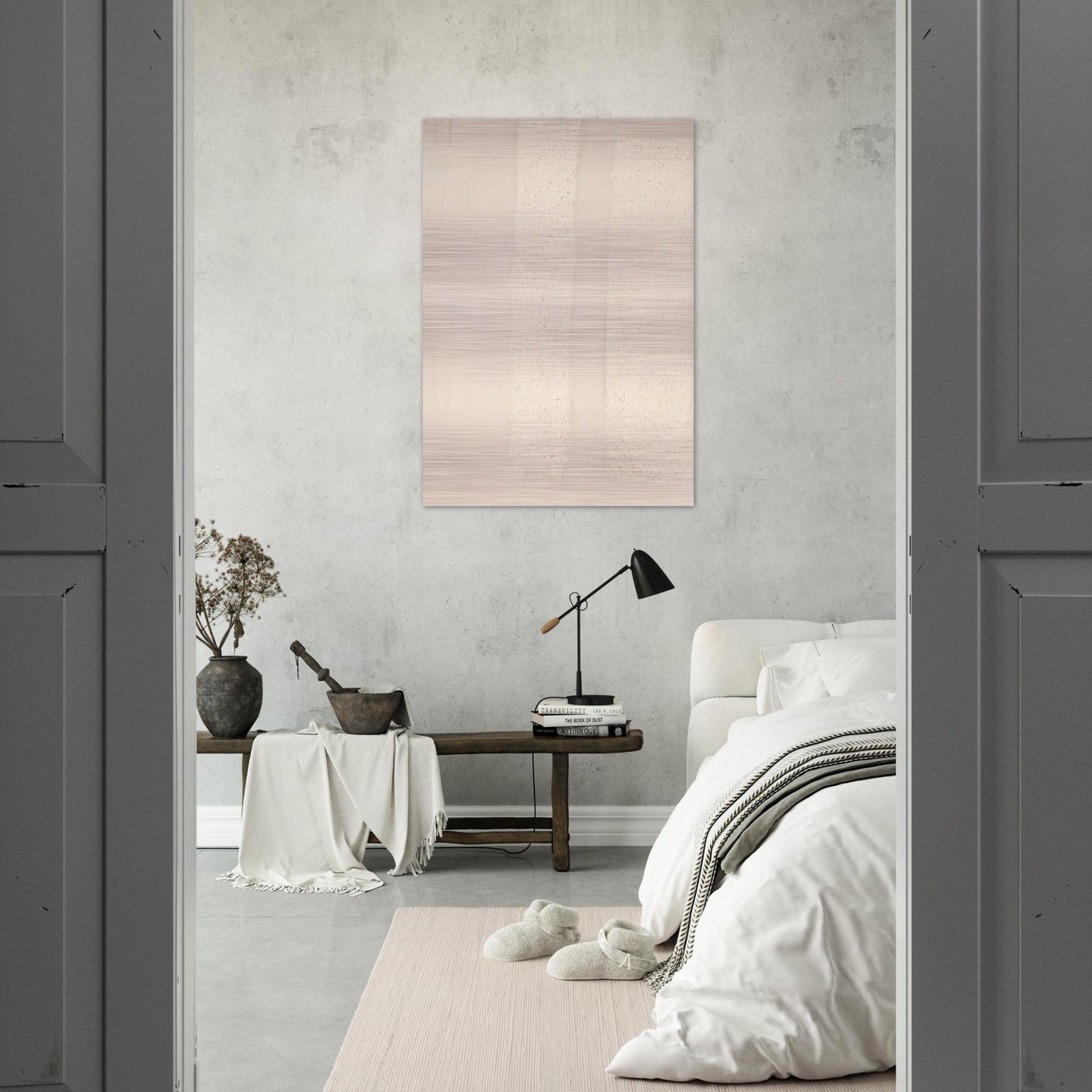 Manual - Robert Ryman Brushed Aluminum Print - 70x100 cm / 28x40 inches | Robert Ryman Aluminum Print | Robert Ryman Prints