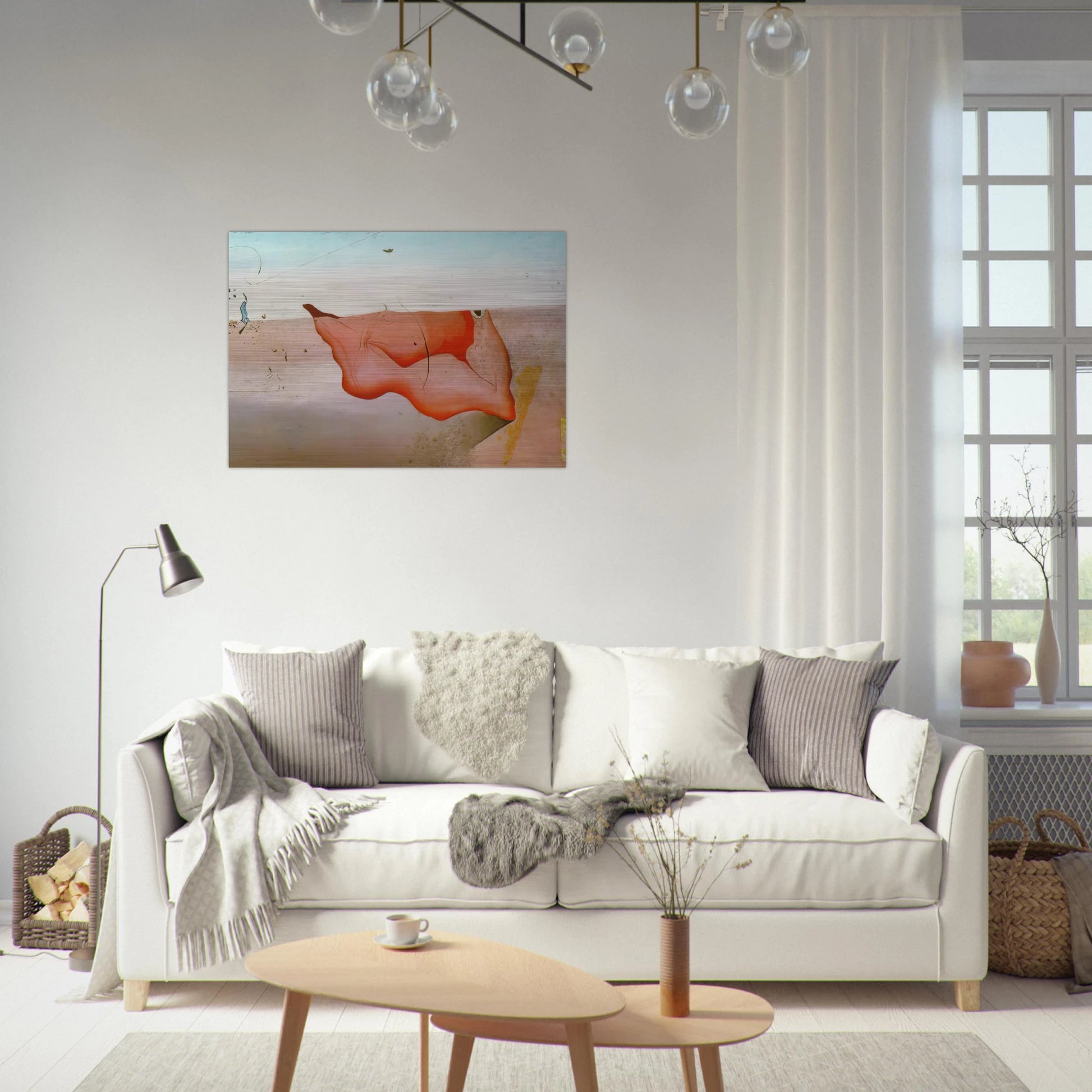 COMPOSITION - Salvador Dali Brushed Aluminum Print - 70x100 cm / 28x40 inches | Salvador Dali Aluminum Print | Salvador Dali Prints