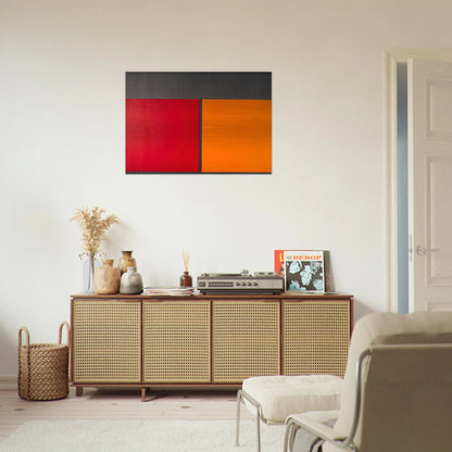 15.10.67 - 1967 - John Hoyland Brushed Aluminum Print - 70x100 cm / 28x40 inches | John Hoyland Aluminum Print | John Hoyland Prints