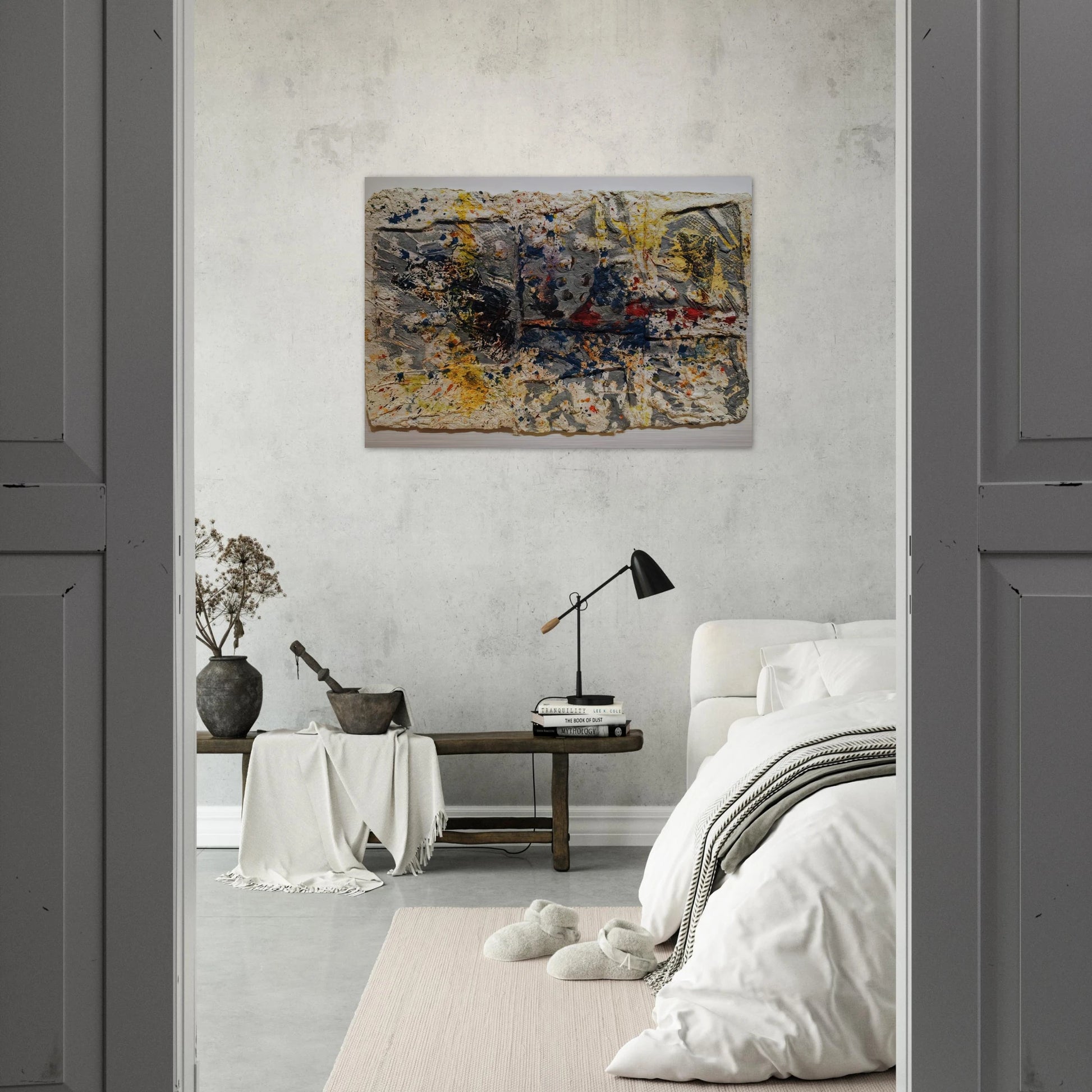 Elegy #2 - Sam Gilliam Brushed Aluminum Print - 70x100 cm / 28x40 inches | Sam Gilliam Aluminum Print | Sam Gilliam Prints