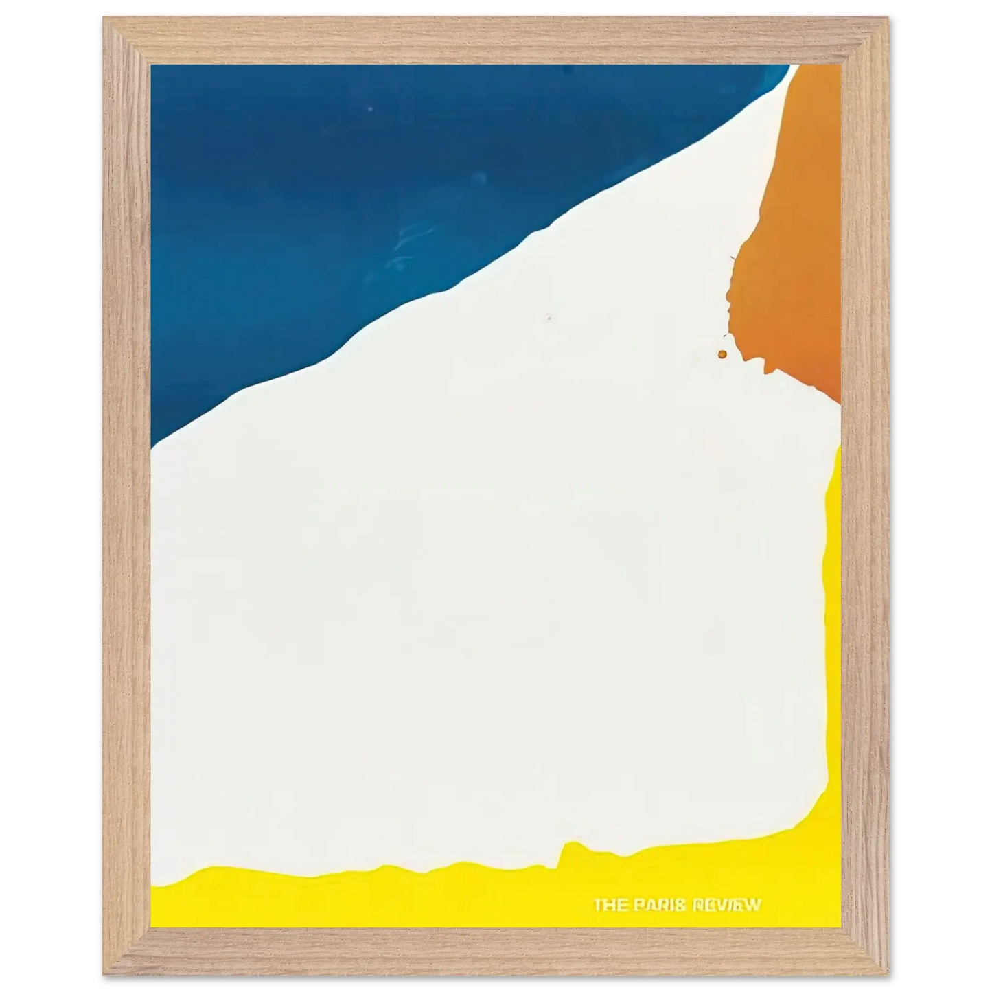 Helen Frankenthaler - Paris Review - 1966 Wall art - 70x100 cm / 28x40 Inches - Premium Wooden Framed Poster With Fine Art Paper - Black frame