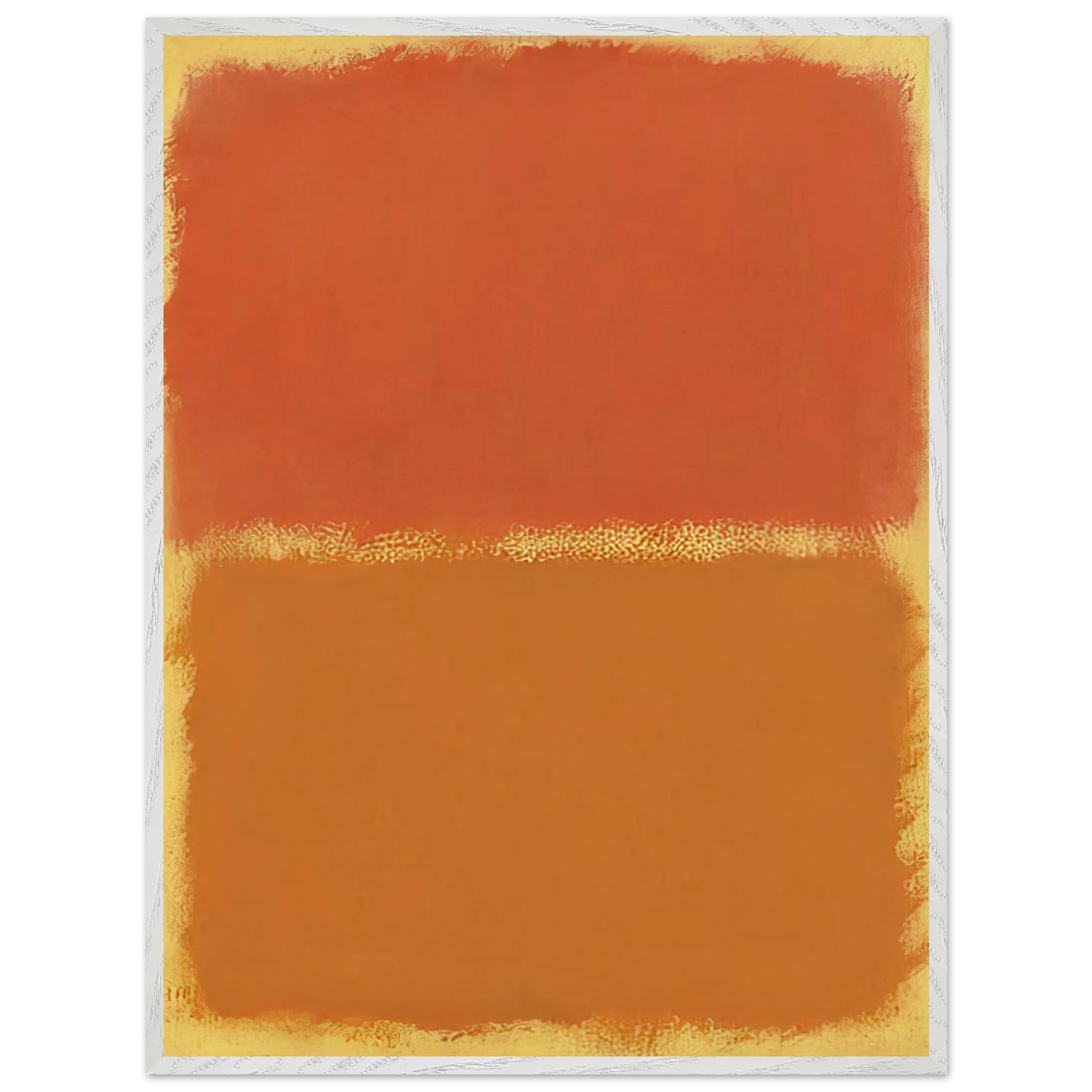 Mark Rothko - Orange, Red, Orange - 1961 Wall Art - 30x40 cm / 12x16 inches - Premium Wooden Framed Poster With Fine Art Paper - Black frame