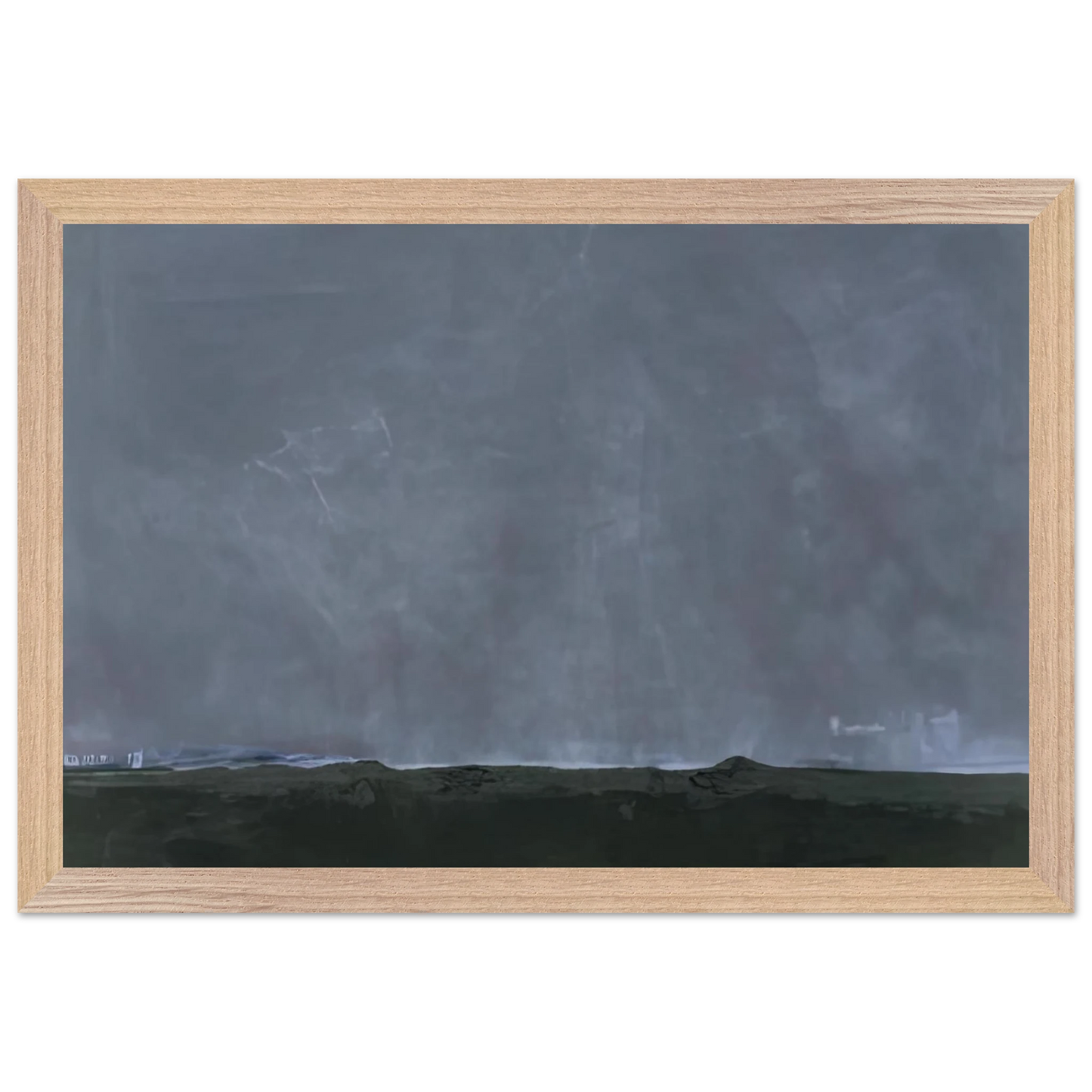 Helen Frankenthaler - Driving East, 2002- Wall Art - 30x40 cm / 12x16 inches - Premium Wooden Framed Poster With Fine Art Paper-canvas - White frame